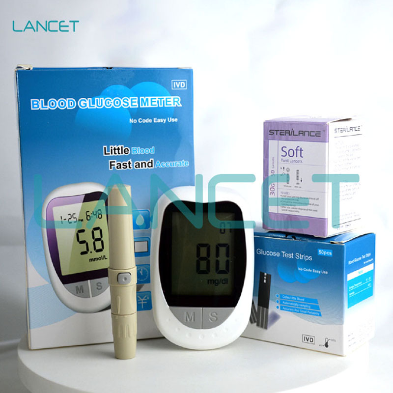血糖仪检测血糖仪试纸blood glucose meter英文糖尿病检测仪器