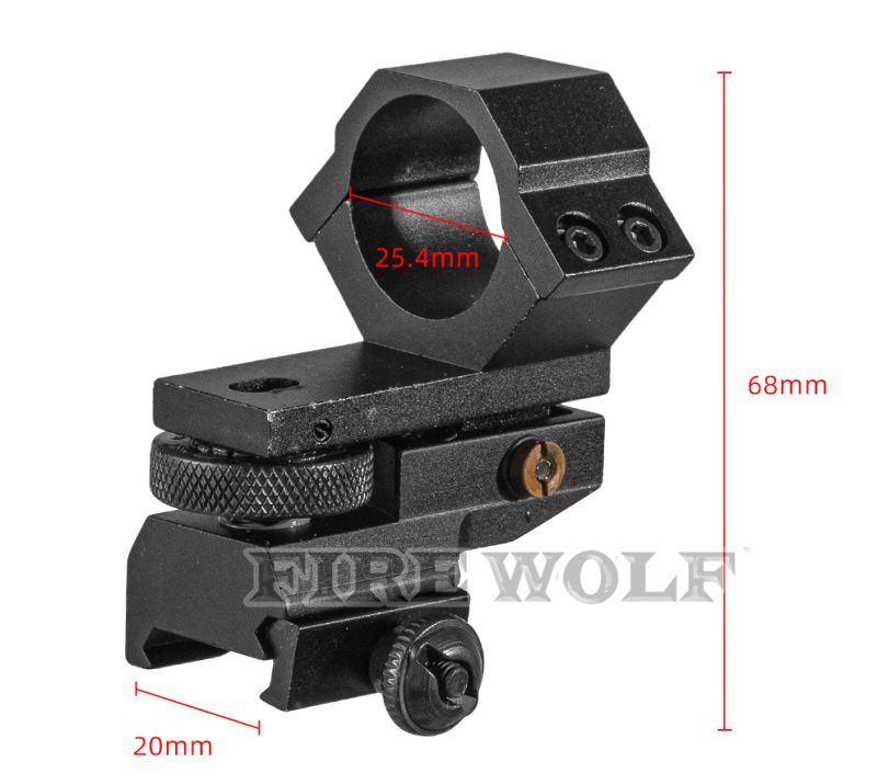 火狼高品质轨道夹上下左右可调管夹固定夹 瞄夹具瞄准器夹具激光瞄用详情6