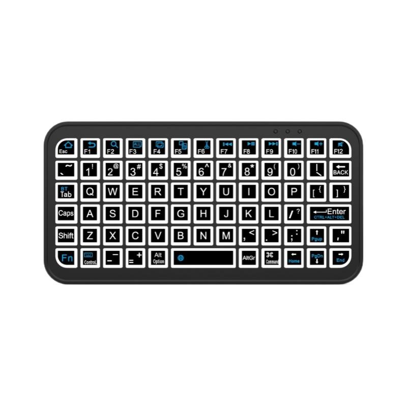 new arrival hot sale wireless bluetooth keyboard phablet laptop compatible portable color backlit keyboard Item Picture
