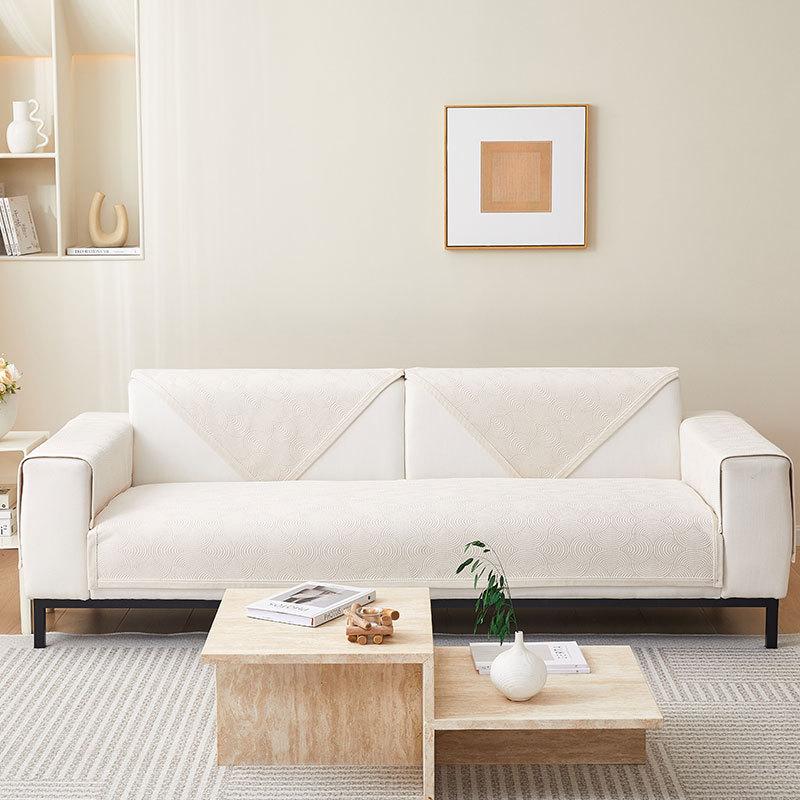 Simple Modern Chenille New Sofa Cushion Corrugated All-Inclusive Universal Sofa Cover Non-Slip Sofa Back Towel Item Picture