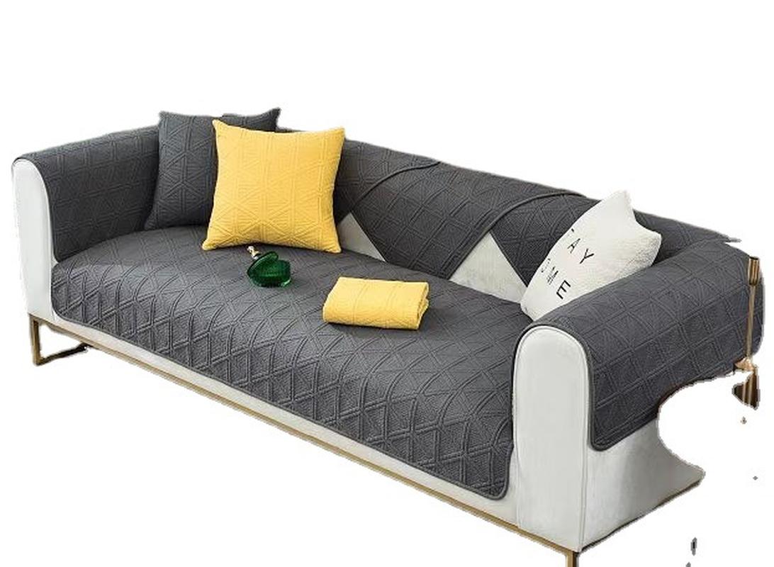 Sofa Slipcover Combination Set Non-Slip Cotton Embroidery Craft Sofa Cushion Sofa Cover Wholesale Item Picture
