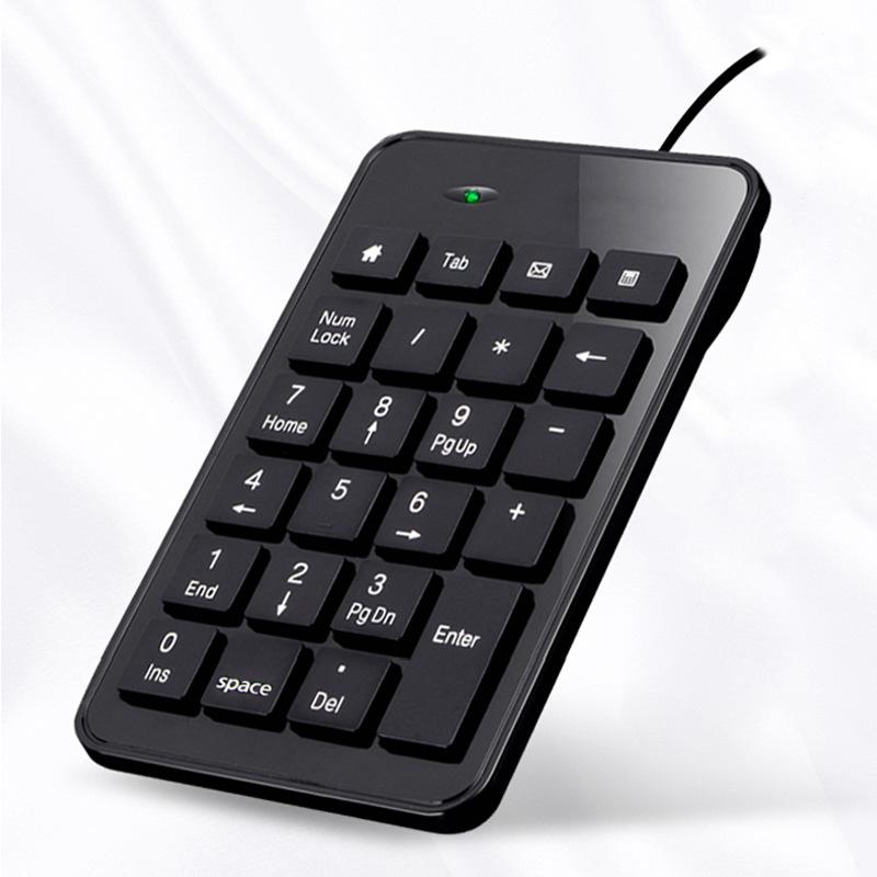 in stock wholesale wired small digital keyboard accounting finance supermarket digital usb small keyboard e-commerce supply
