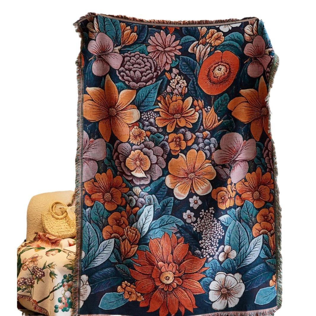 Retro American Sofa Cover Cloth Non-Slip Four Seasons Universal Light Luxury High-Grade Dustproof Sofa Cover Slipcover Full Covered Sofa Item Picture