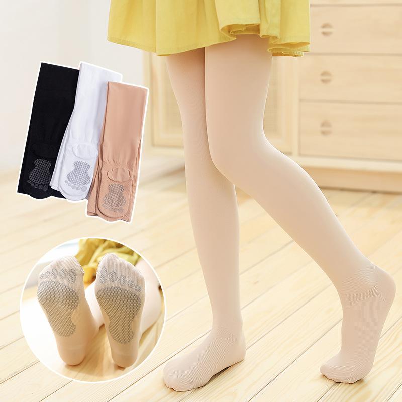 no pilling children's dance socks wholesale spring and autumn thin girls' leggings high elastic extra-slip white pantyhose Application Scenario