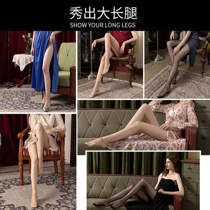 silk stockings anti-snagging sexy pantyhose natural nude photosensitive leg artifact female black nightclub silk stockings wholesale Application Scenario