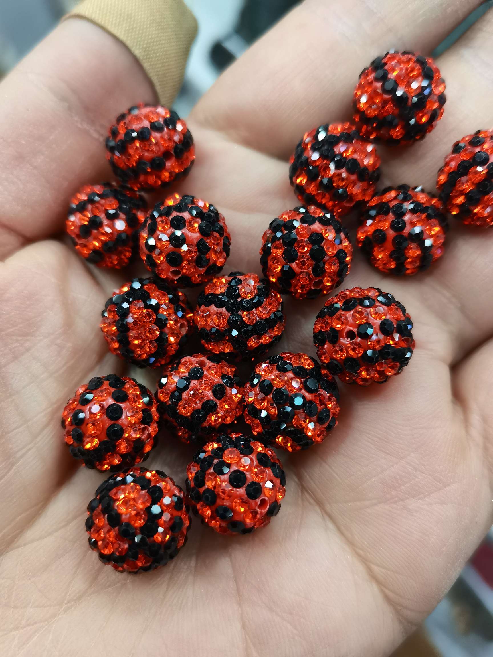 10mm clay dot diamond basketball-themed small accessory details Picture