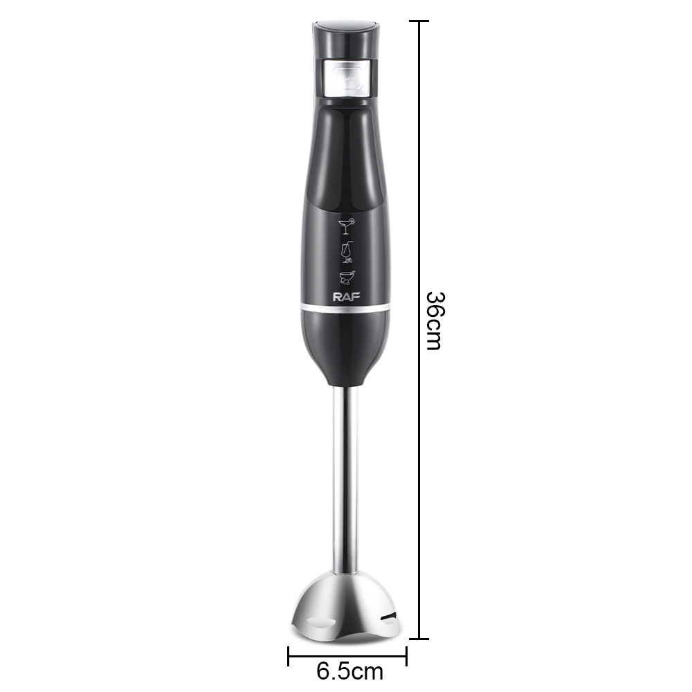 RAF European Standard cross-border portable household kitchen blender, handheld electric stainless steel cooking stick blender R.282 Application Scenario