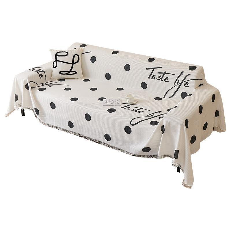 Sofa Cover Towel Ins Style Nordic Sofa Blanket Cover Towel All-Inclusive Printing Sofa Cover Four Seasons Universal Camping Rugs Item Picture