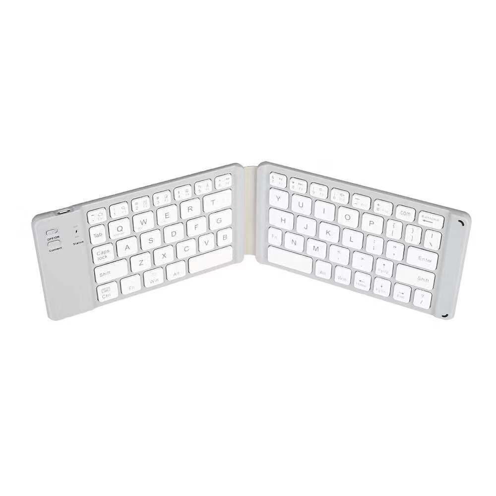 Hot Selling Double-Folding Wireless Bluetooth Keyboard Mobile Phone Tablet Compatible Universal Item Picture