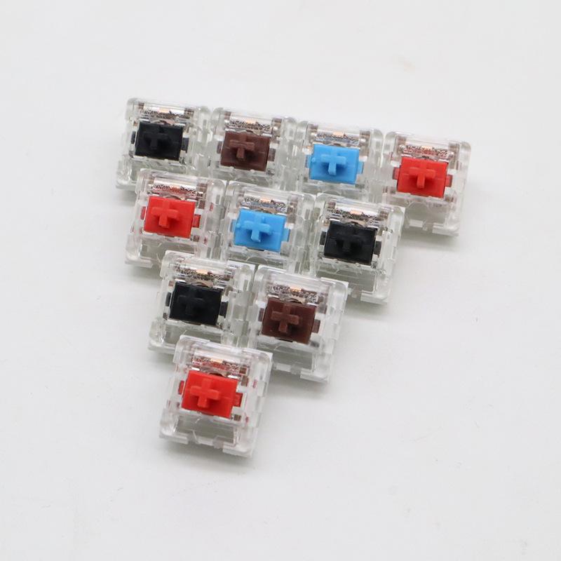 mechanical keyboard paragraph linear universal shaft body jixian 3pin3 feet diy customized green axis red axis alternate action or ergonamic black axis full figure