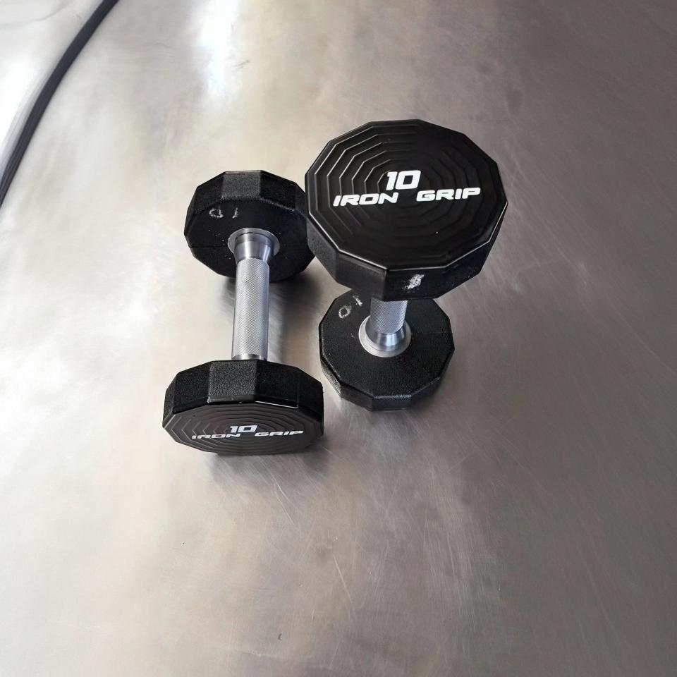 wholesale twelve-side water ripple cpu dumbbell sports workout strength training dumbbell home use and commercial use