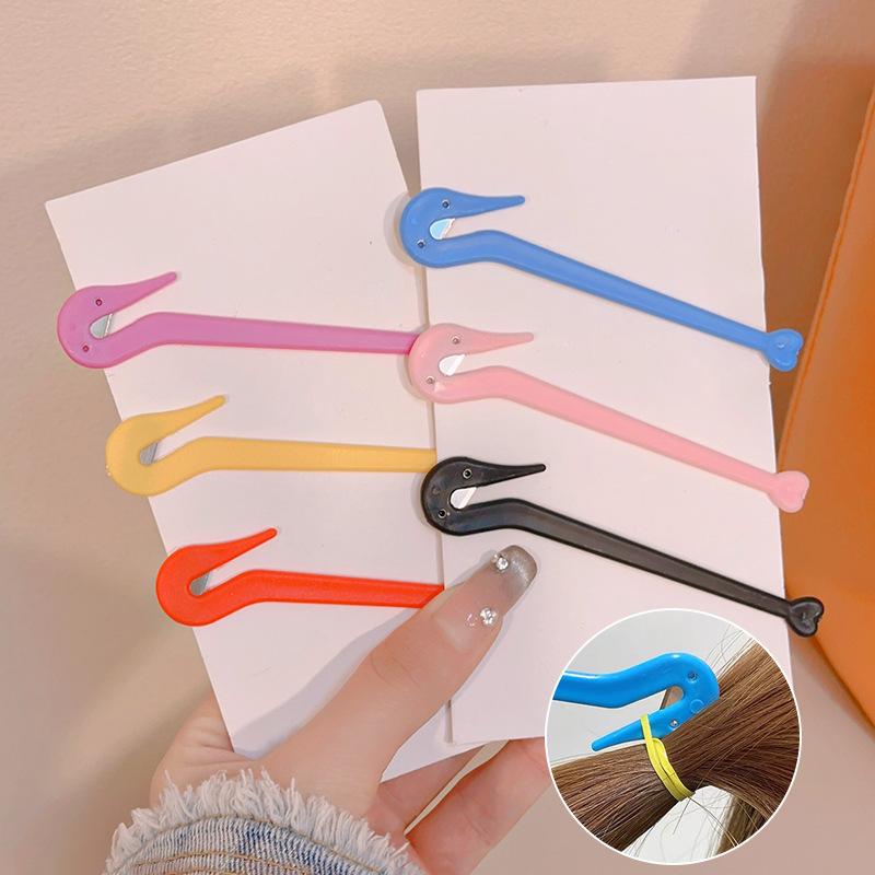Portable Hair Remover Disposable Rubber Band Knife Children's Hair Remover Hair Rope Utility Knife Hair Remover