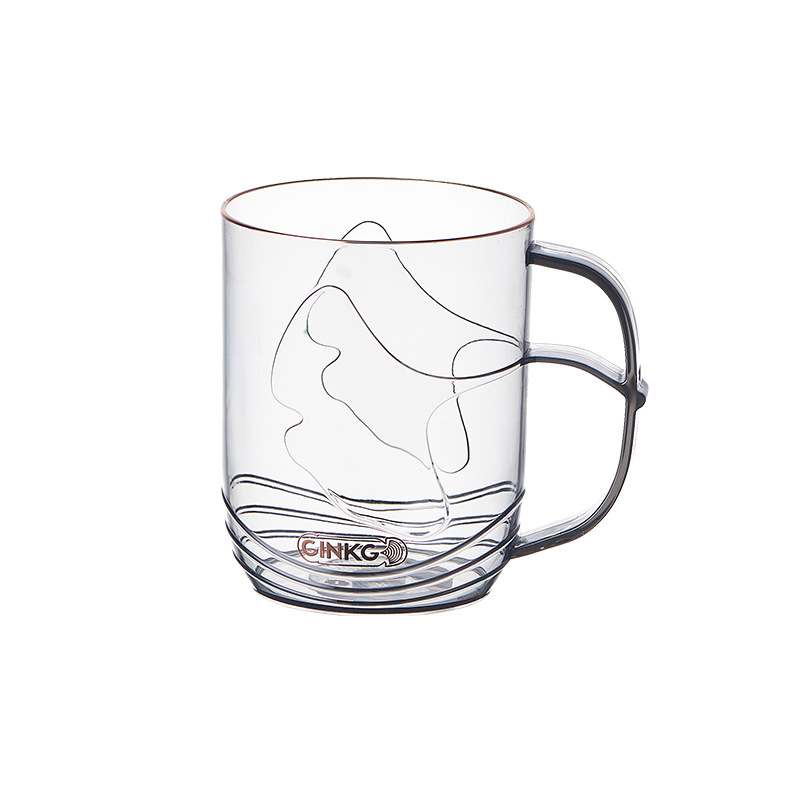 C64-523 Crystal diamond gilded transparent mouthwash cup, light luxury InS-style couple plastic toothbrush cup, student brushing cylinder Application Scenario