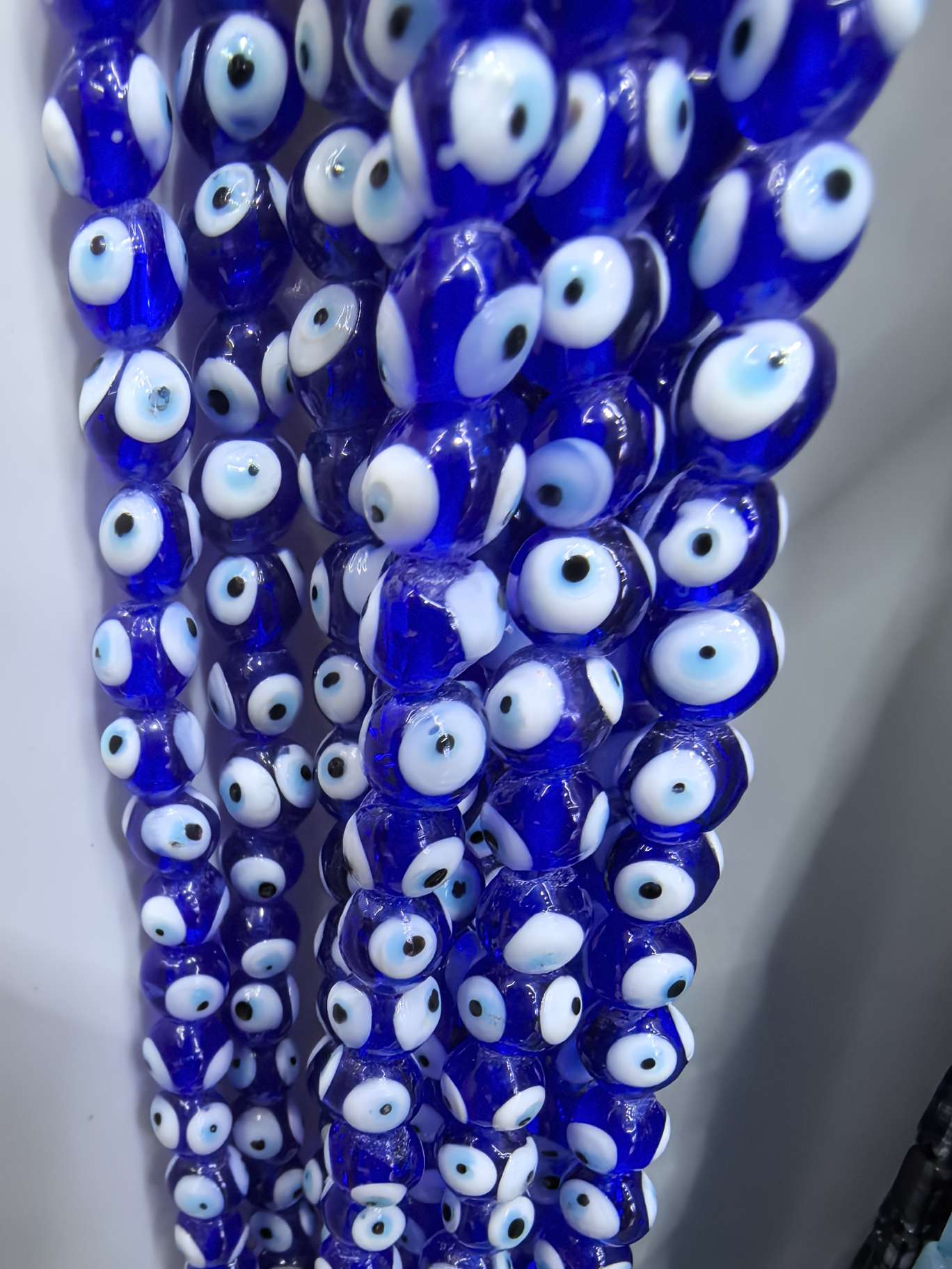 人工琉璃土耳其眼睛10mm圆珠厂家直销diy饰品配件