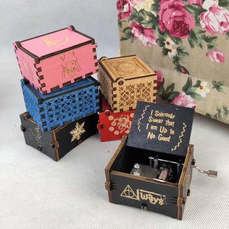 Wooden Music Box Wooden Hand Music Box Music Box Harry Music Box You Are My Sunshine Music Box