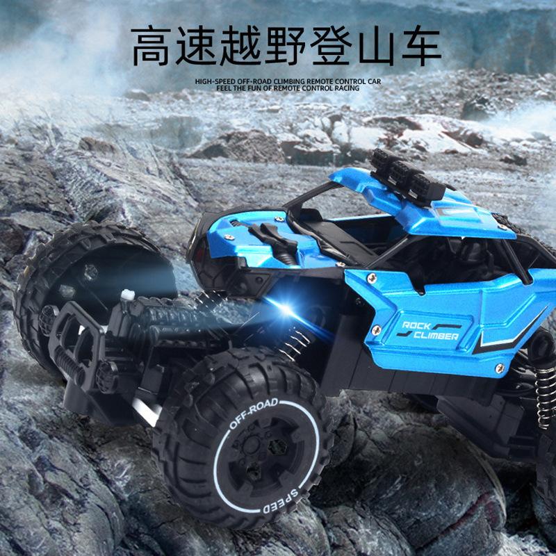 cross-border alloy rock crawler rechargeable remote control car electric remote control off-road vehicle boy children toy car