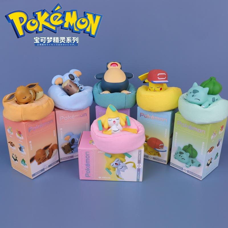 Pokemon Blind Box Series Decoration Pokémon Blind Box Mignon Baby Pikachu Model Handmade Toy Toys