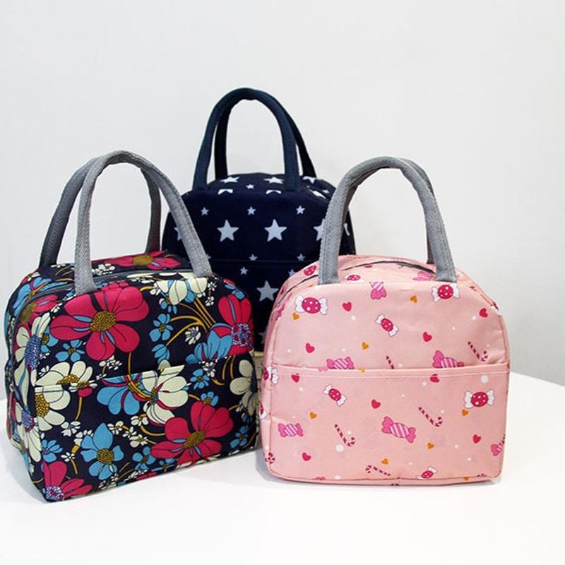 insulated lunch box bag portable bento bag lunch box insulation bag lunch bag student lunch bag aluminum foil insulated lunch bag