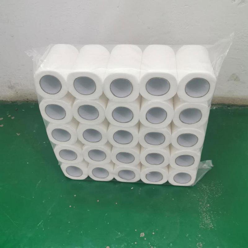 hotel hotel roll paper sanitary roll paper 40g cored native wood pulp roll paper household toilet paper 100 roll toilet paper