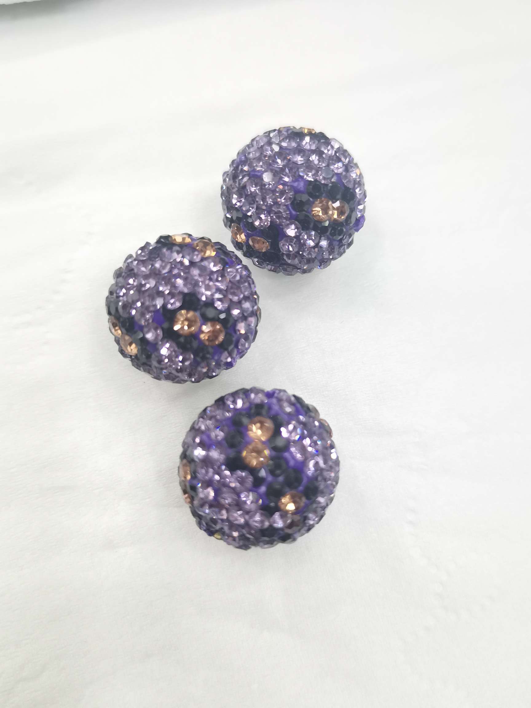 Lotus purple leopard print soft clay rhinestone jewelry accessories Application Scenario