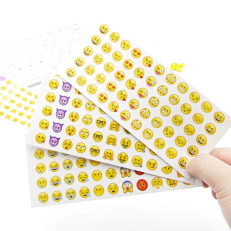 emoji emoji stickers mobile phone expressions notebook diary decoration containing 660 mini expressions 12 pieces into in stock