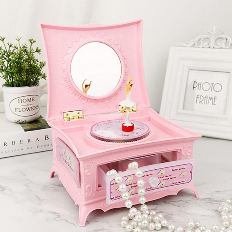 ballet dancing girls music box girls jewelry storage music box for girls children kids' birthday present