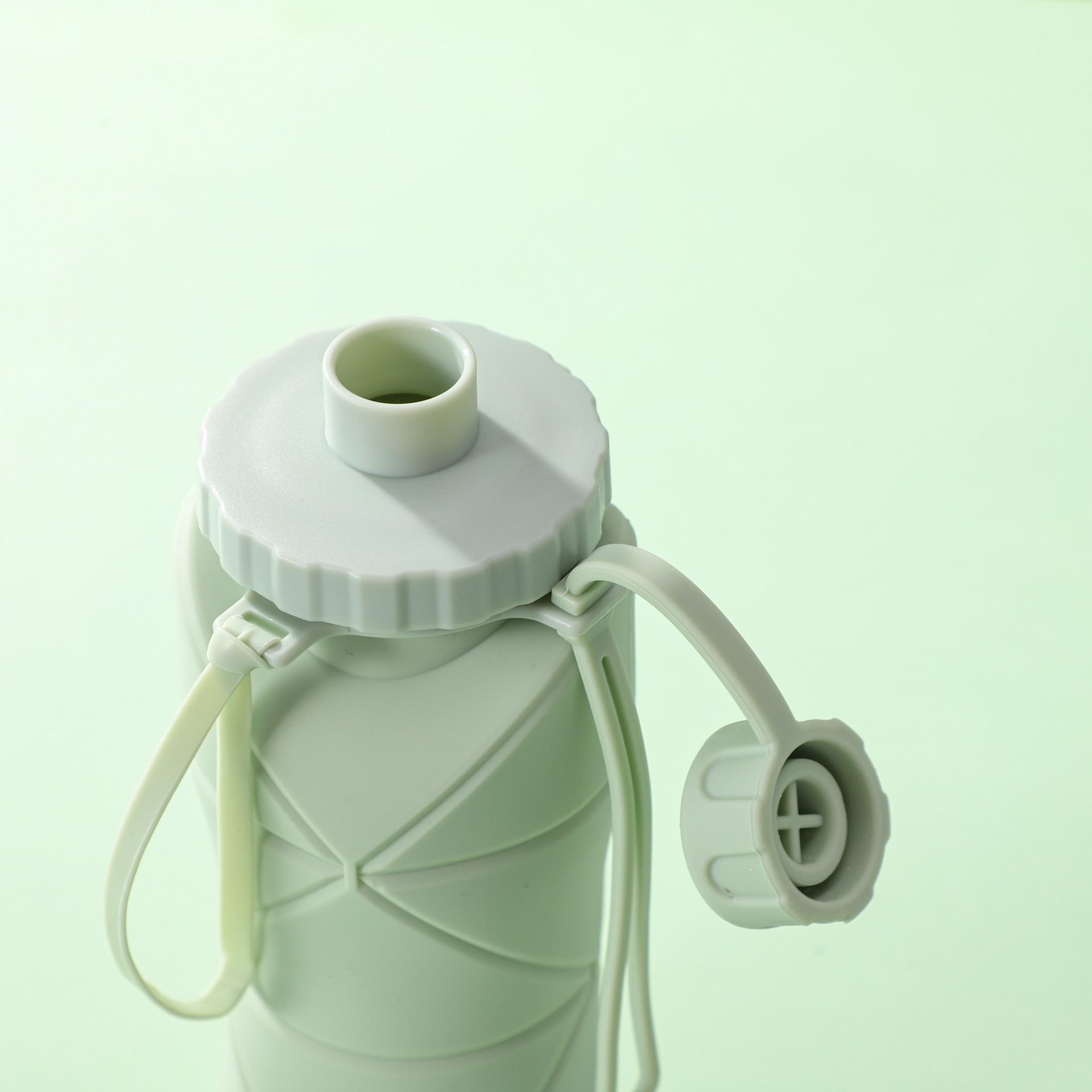 silicone folding cups direct consumption creative simple outdoor travel exercise portable kettle sports fitness handheld cup