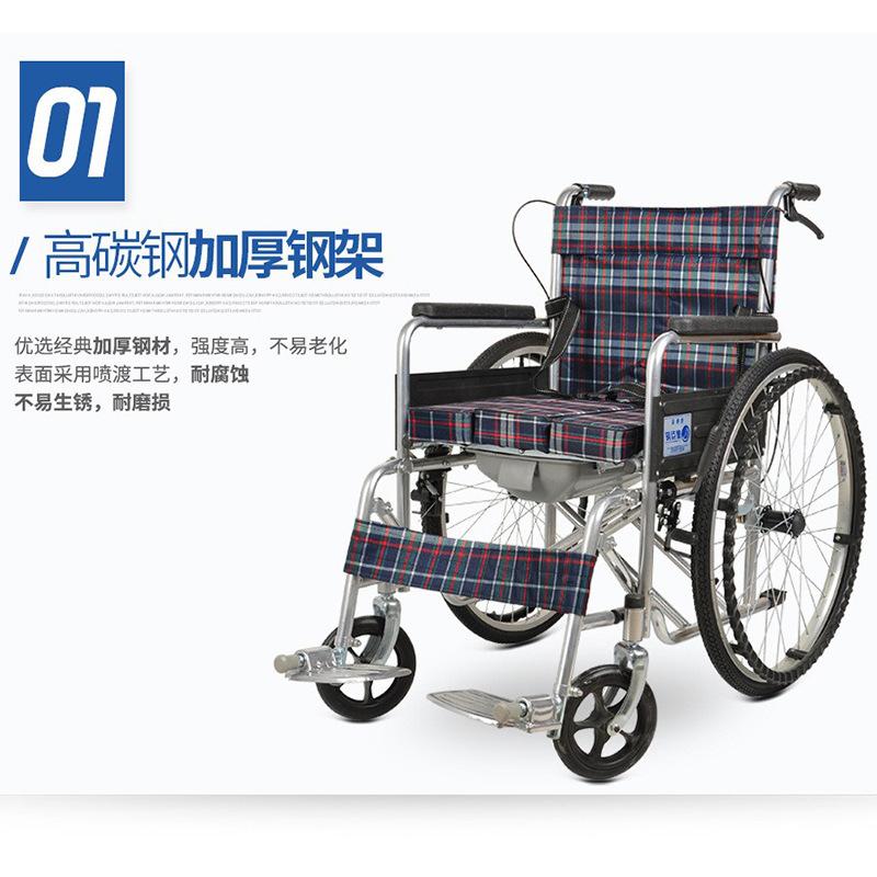 wheelchair elderly scooter manual self-service lightweight folding wheelchair portable manual scooter for disabled power car