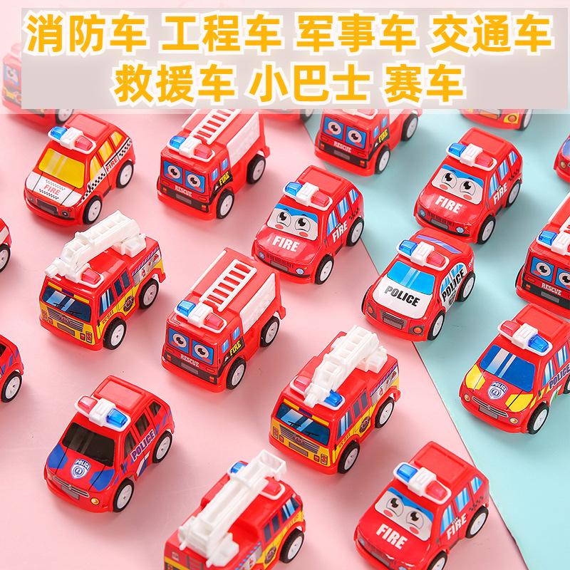 children's day small gift prize student gift warrior fire truck engineering vehicle mini car toy car