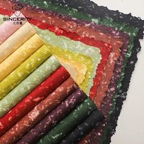 seven-color pansy shredded paper high quality two-color dongba paper bouquet lining floral paper handmade material flowers wrapping paper