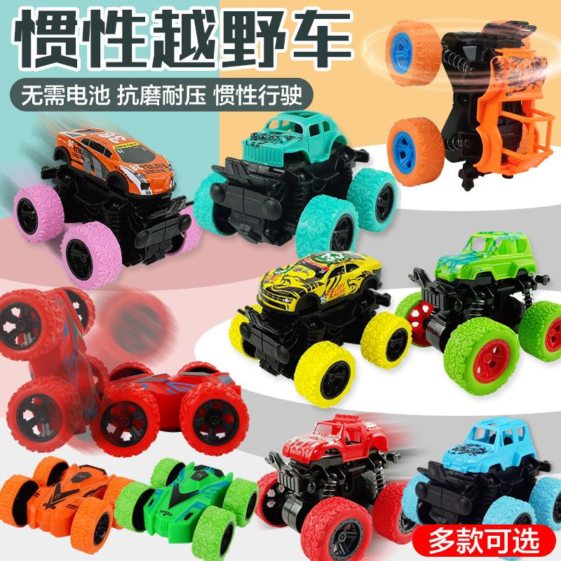 children's toy engineering vehicle boy inertia four-wheel drive power off-road vehicle stunt toy car stall toy wholesale