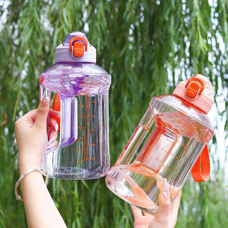 pc large capacity rope holding tons barrels men's and women's sports kettle high temperature resistance summer workout tons straight drink cup