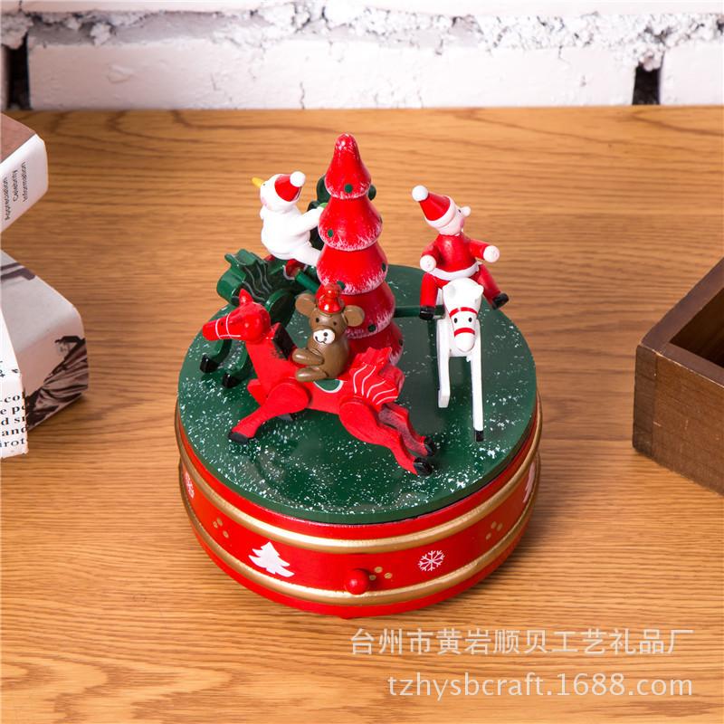 christmas rotating music box music box 0911r music bell creative gift christmas gifts & crafts