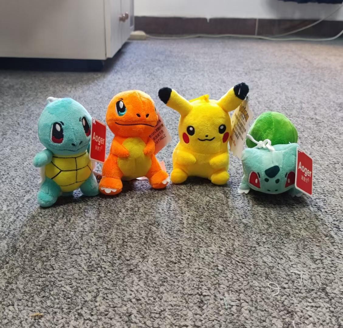 pokémon pokemon doll pendant charmander doll pikachu plush key chain toy new
