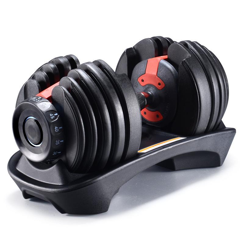 15-Speed Fast Adjustable Dumbbell Fitness Equipment Set 24kg 52.5-Pound Adjustable Dumbbell
