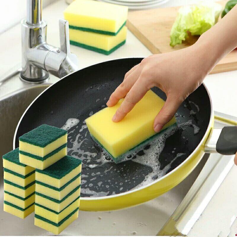 dish-washing sponge scouring pad dishcloth kitchen supplies cleaning sponge pot bowl brushing appliance dish-washing sponge sponge sponge wipe