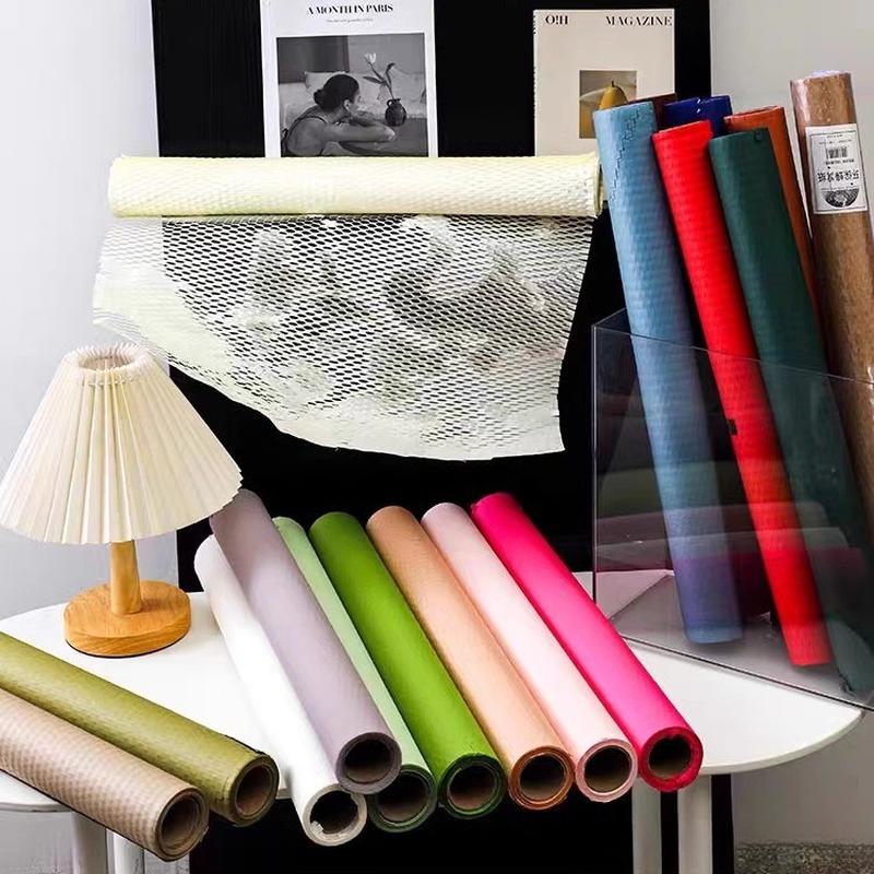 zhiyi honeycomb paper bouquet lining paper package flower material flower shop art paper flowers wrapping paper handicraft diy material