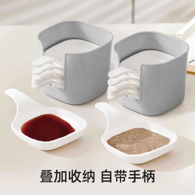 saucer dish barbecue vinegar dish seasoning dry rack spit bone plate household pickles small plate tableware set sauce dish