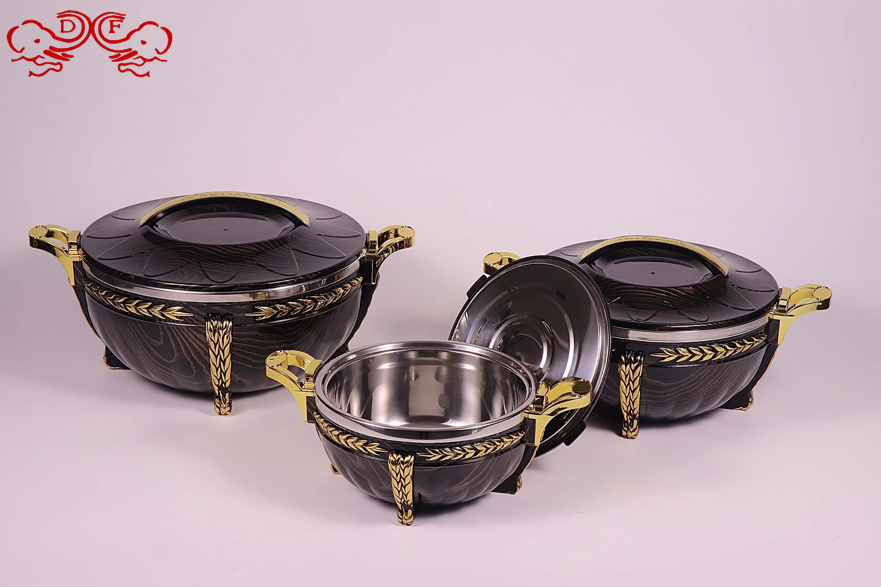 DF99879 Stainless steel insulated rice pot, double-layer foaming insulated pot, insulated bucket, DF TRADINGHOUSE details Picture
