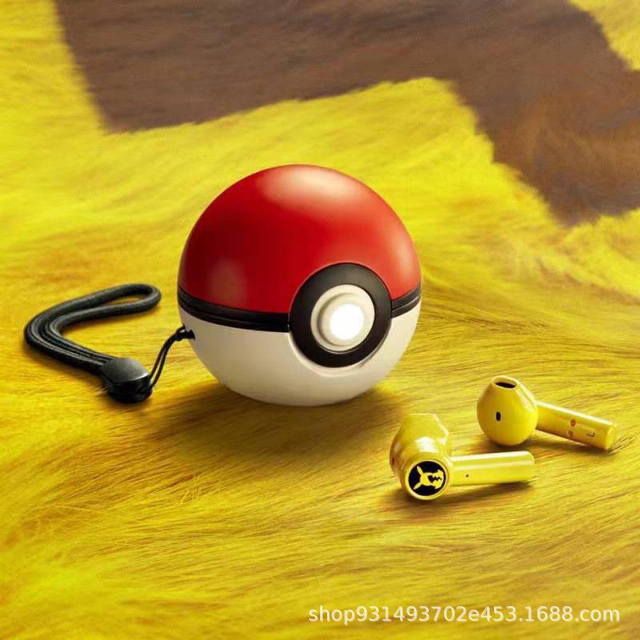 Pokemon Pikachu Real Wireless Bluetooth Headset Warhammer Shark Hammerhead Mobile Phone Tws Gaming Headset