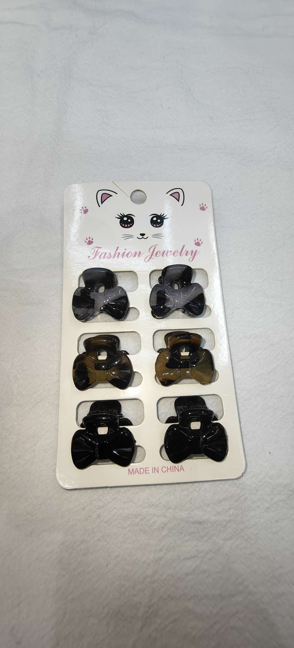 Mini clip headwear, women's small hair clip, small and exquisite small clip, bangs, broken hair, black hair clip top clip, hair accessory Specification image