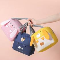 cute cartoon lunch box bag thick waterproof lunch bag student office worker lunch bag portable insulated lunch lunch box