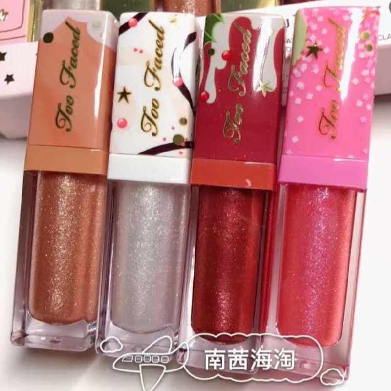 Too Faced 2019圣诞限定Gingerbread姜饼小人唇釉唇蜜唇彩02