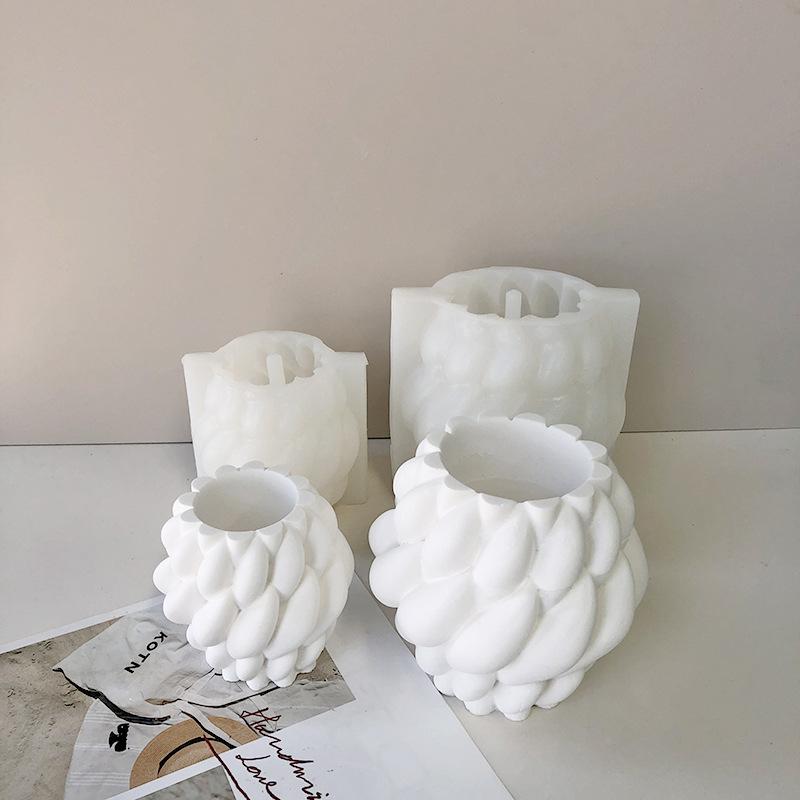 Creative Flower Pot Silicone Mold Crystal Glue Silicone Mold DIY Resin Pster Flower Pot Abrasive Tool