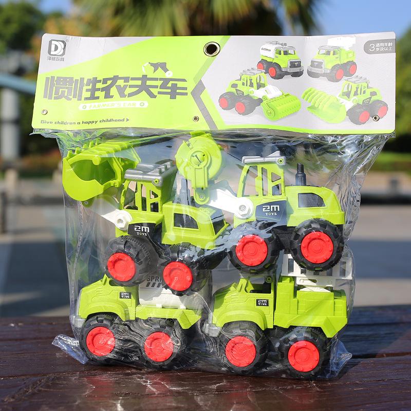 Children Disassembly Engineering Fire Fighting Military Police Car Farmer Car Toy Car Assembly Car Early Childhood Educational Toys