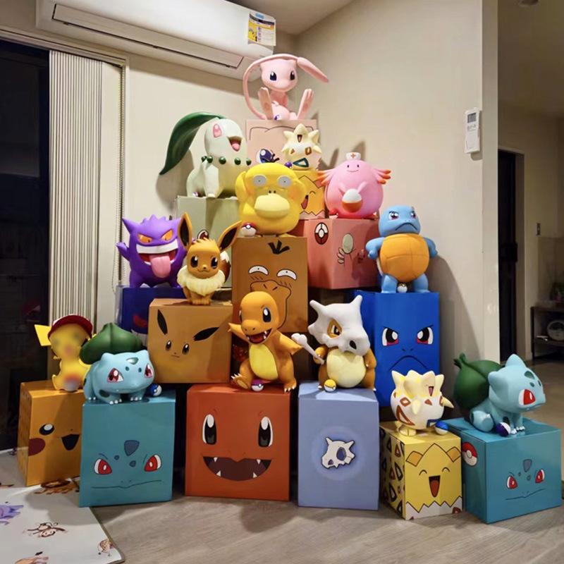 1 to 1 oversized decoration proud squirtle bulbasaur fire dragon psyduck gengar pokemon hand gift