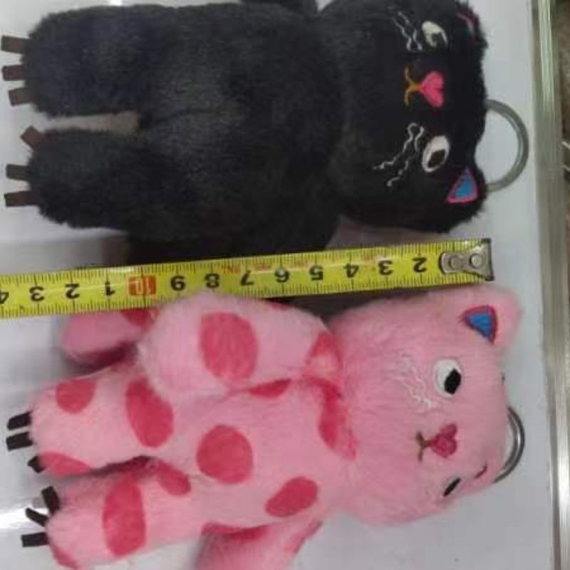 13公分刺绣猫婚庆用品毛绒玩具