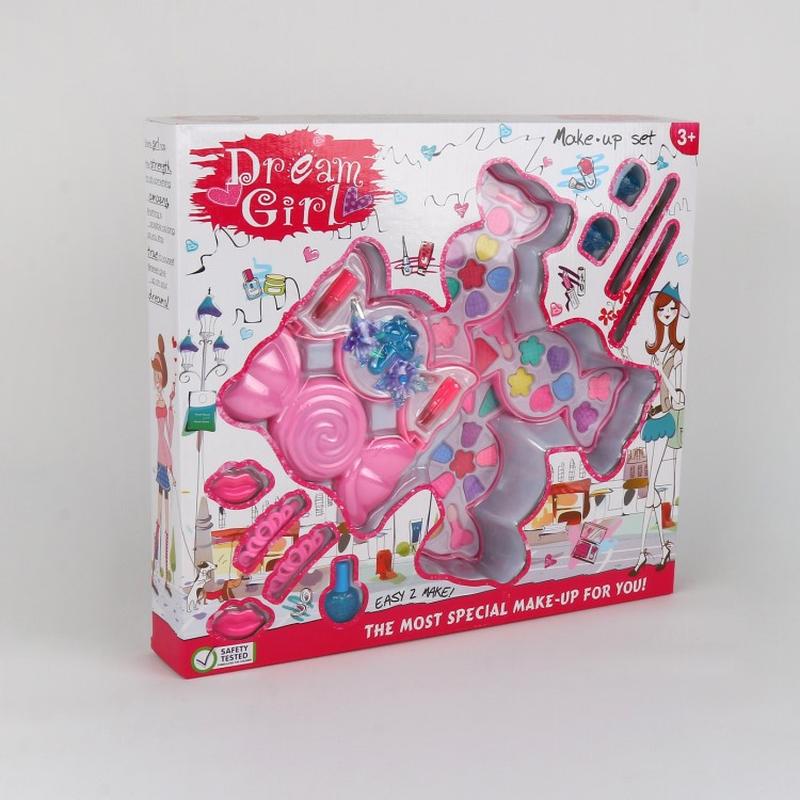 play house makeup toy candy five layers make up set display box packaging