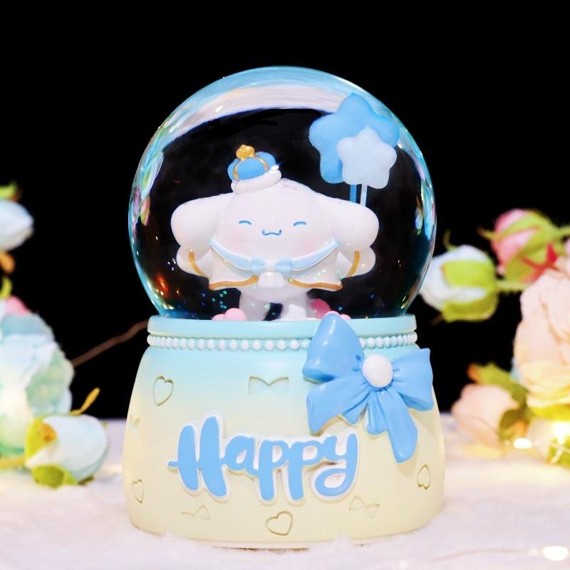 cute crystal ball tang tang tang coming music box room table decorations gift music box factory direct sales