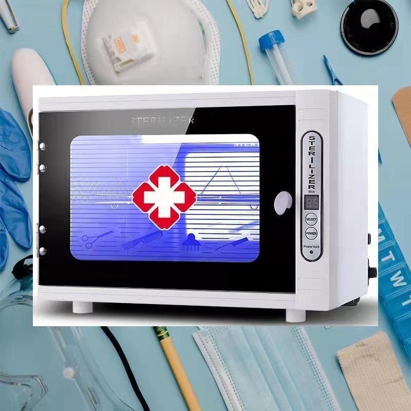 disinfection cabinet small blue light uv medical home nail salon hair tools mini vertical towel disinfection box